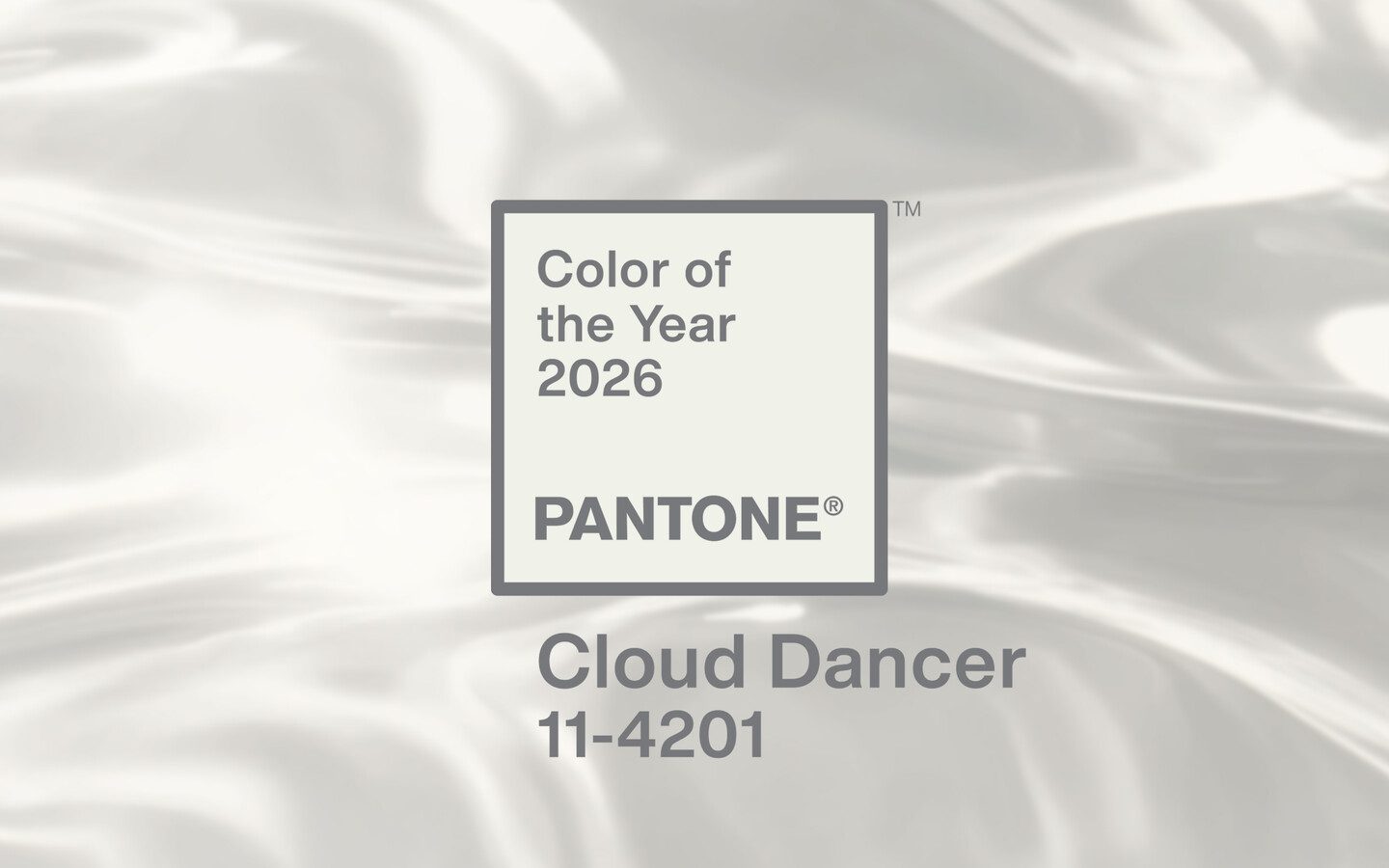 Pantone 2026: Cloud Dancer. Spoiler: è un bianco, ma di quelli "giusti".